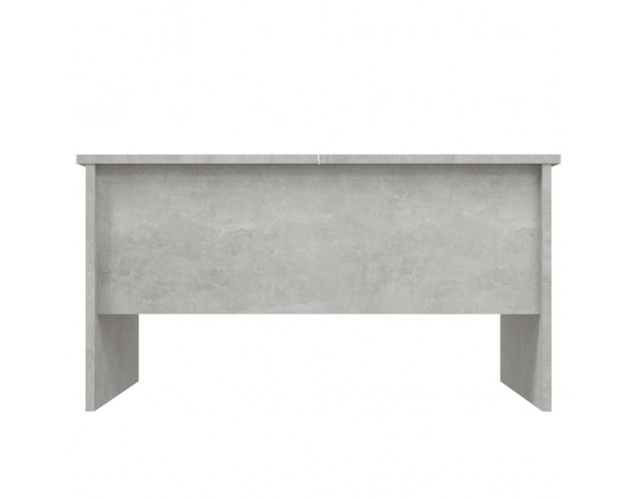 Sonata H Маса за кафе, бетонно сива, 80x50x42,5 см, инженерно дърво