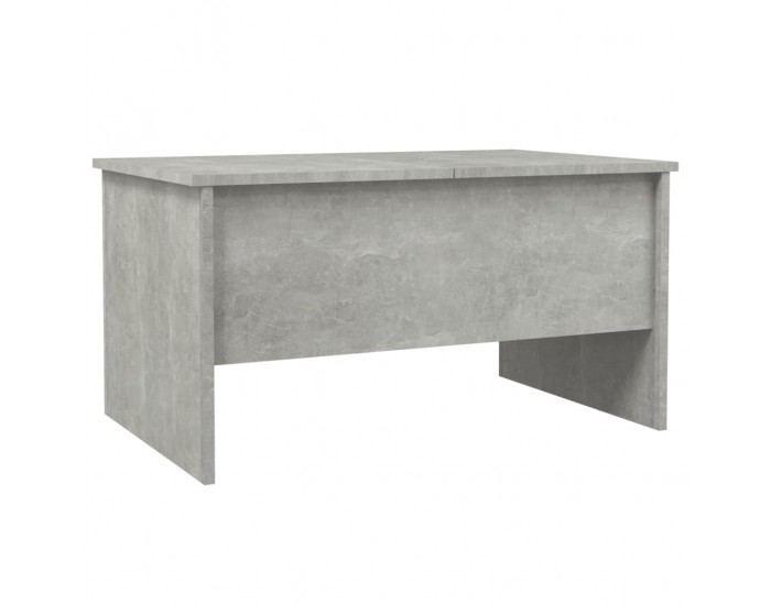 Sonata H Маса за кафе, бетонно сива, 80x50x42,5 см, инженерно дърво