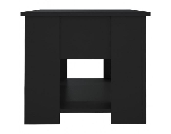 Sonata H Маса за кафе, черна, 79x49x41 см, инженерно дърво