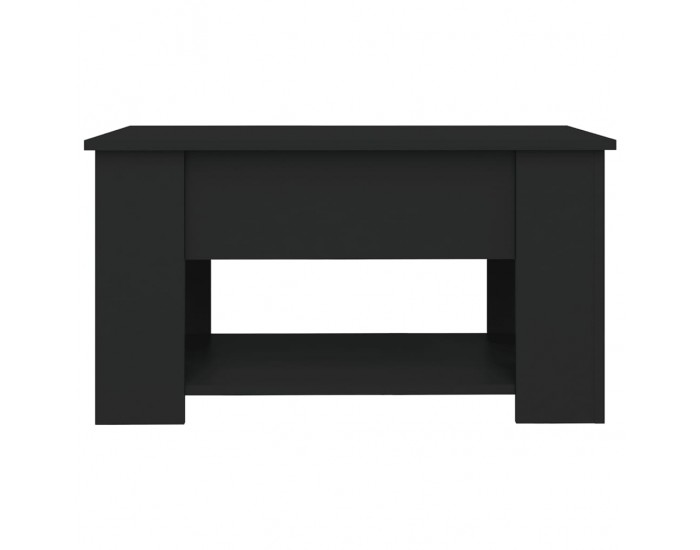Sonata H Маса за кафе, черна, 79x49x41 см, инженерно дърво