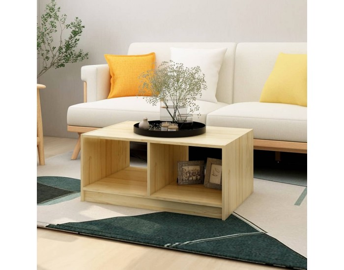 Sonata H Маса за кафе, 75x50x33,5 см, борово дърво масив