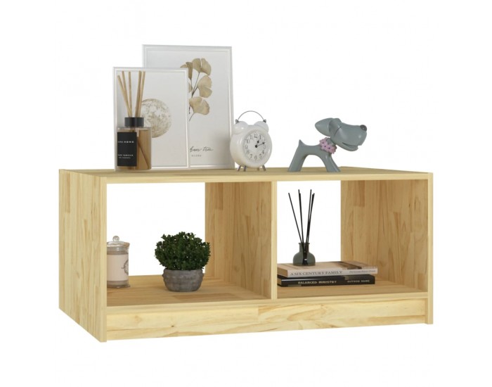 Sonata H Маса за кафе, 75x50x33,5 см, борово дърво масив