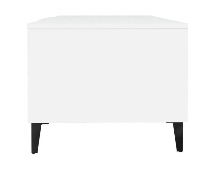 Sonata H Маса за кафе, бяла, 102x50x40 см, инженерно дърво