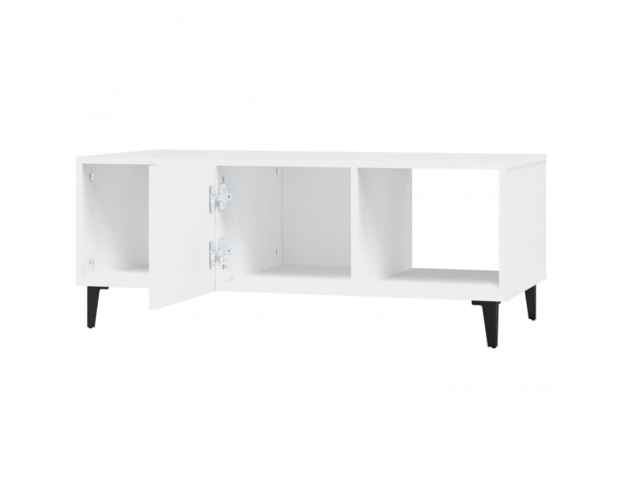 Sonata H Маса за кафе, бяла, 102x50x40 см, инженерно дърво