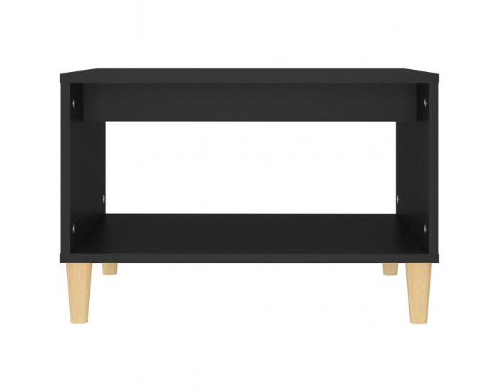 Sonata H Маса за кафе, черна, 60x50x40 см, инженерно дърво