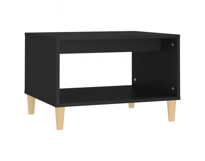 Sonata H Маса за кафе, черна, 60x50x40 см, инженерно дърво