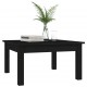 Sonata H Кафе маса, черна, 55x55x30 см, борово дърво масив