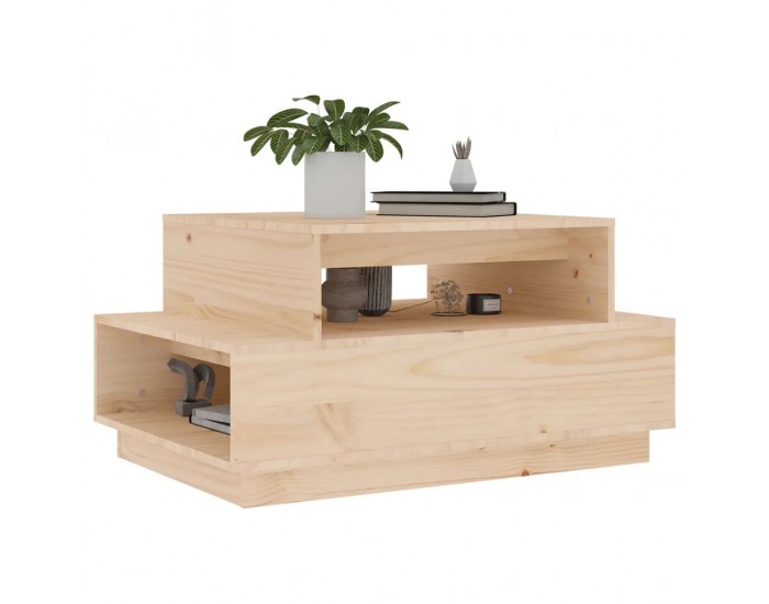 Sonata H Кафе маса, 80x55x40,5 см, борово дърво масив