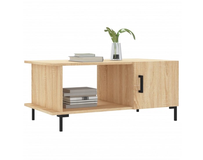 Sonata H Кафе маса, дъб сонома, 90x50x40 см, инженерно дърво