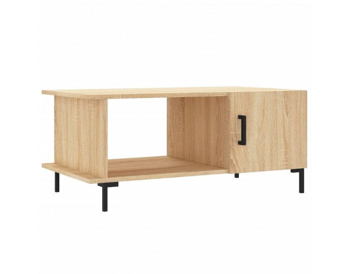 Sonata H Кафе маса, дъб сонома, 90x50x40 см, инженерно дърво