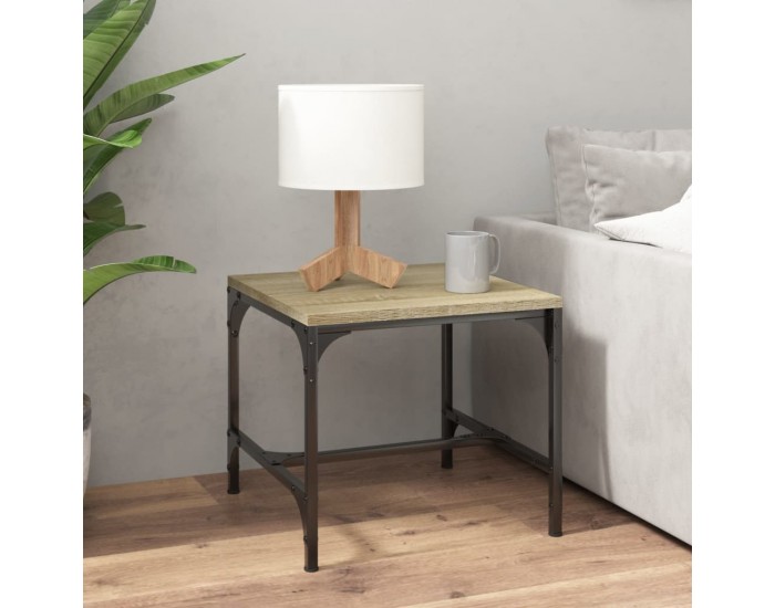 Sonata H Кафе маса, дъб сонома, 50x50x35 см, инженерно дърво