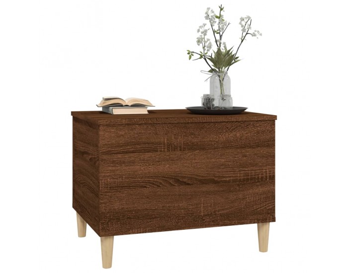 Sonata H Маса за кафе, кафяв дъб, 60x44,5x45 см, инженерно дърво