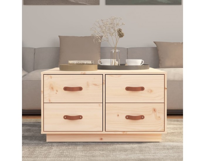 Sonata H Кафе маса, 80x80x45 см, борово дърво масив