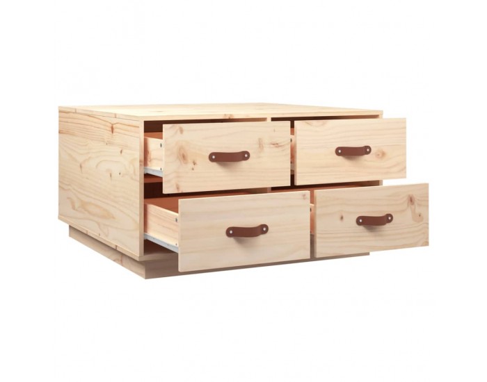 Sonata H Кафе маса, 80x80x45 см, борово дърво масив