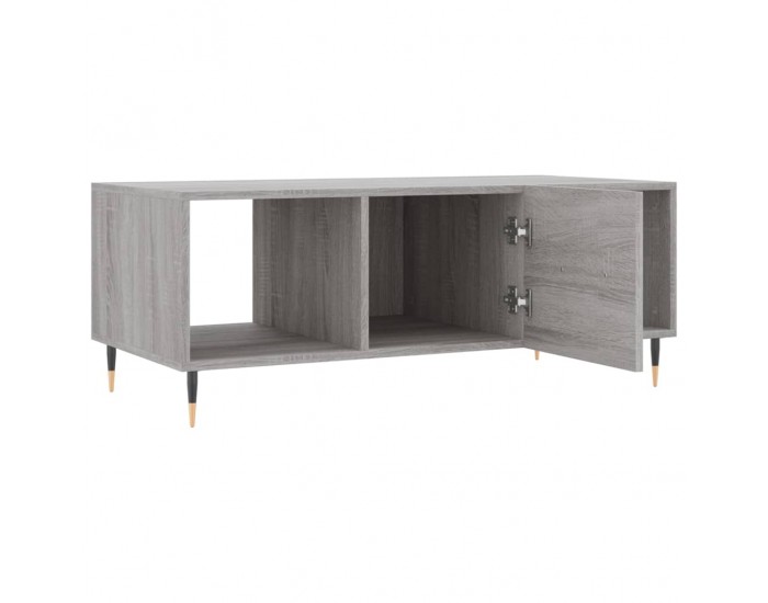 Sonata H Кафе маса, сив сонома, 102x50x40 см, инженерно дърво