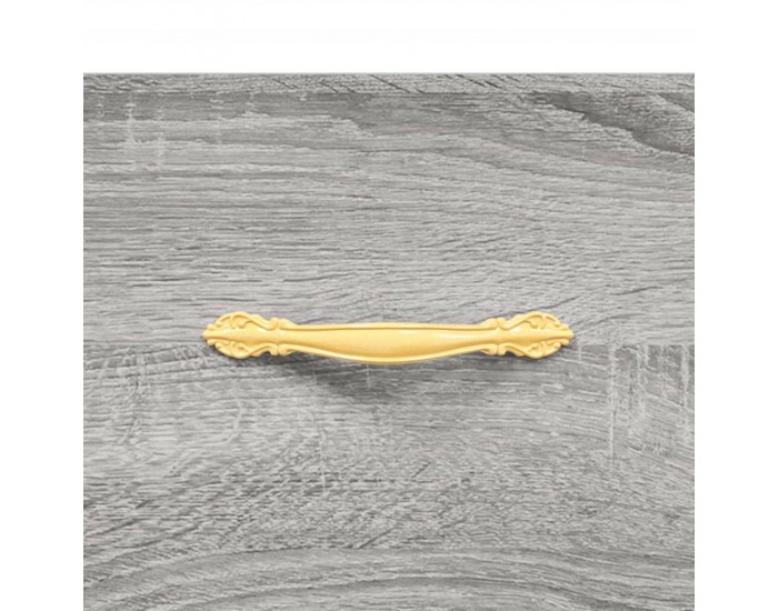 Sonata H Кафе маса, сив сонома, 102x50x40 см, инженерно дърво