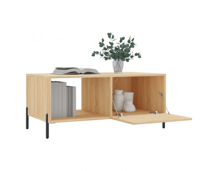 Sonata H Кафе маса, дъб сонома, 90x50x40 см, инженерно дърво