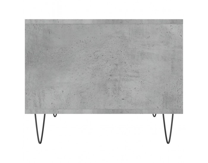 Sonata H Маса за кафе, бетонно сива, 60x50x40 см, инженерно дърво