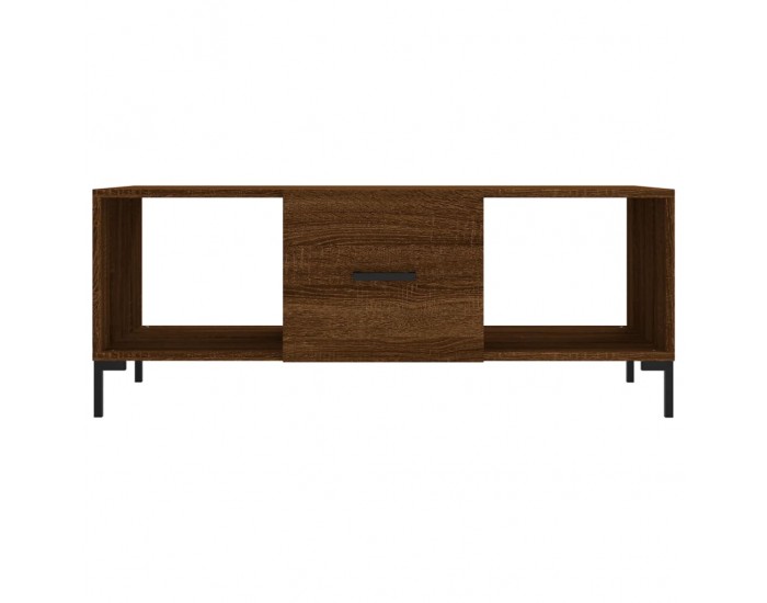 Sonata H Кафе маса, кафяв дъб, 102x50x40 см, инженерно дърво