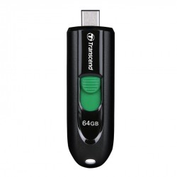 Памет Transcend 64GB, USB3.2, Pen Drive, Type-C, Capless, Black - Офис техника