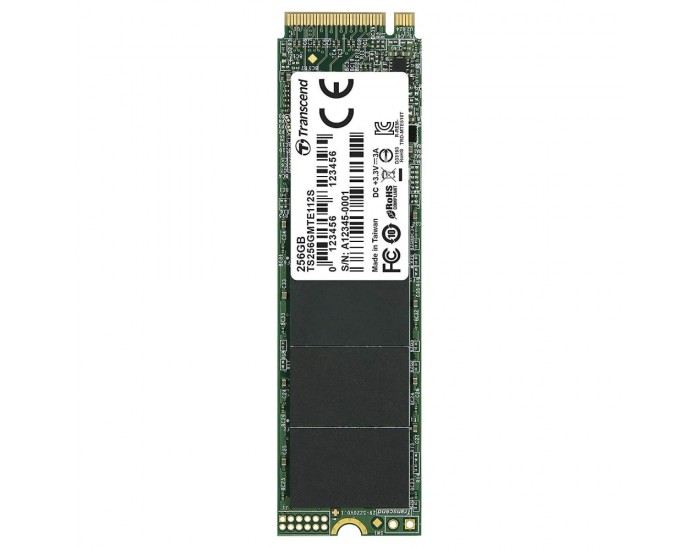 Твърд диск Transcend 256GB, M.2 2280,PCIe Gen3x4, M-Key, 3D TLC, DRAM-less Твърд диск Transcend 256GB, M.2 2280,PCIe Gen3x4, M-Key, 3D TLC, DRAM-less
