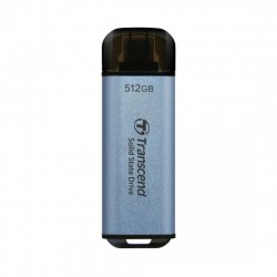 Твърд диск Transcend 512GB, USB External SSD, ESD300C, USB 10Gbps, Type C - Офис техника