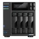 Мрежов сторидж Asustor Lockerstor AS6704T,4 Bay NAS, Intel Jasper Lake Quad-Core 2.0GHz, 4GB RAM DDR4, 2.5GbE x 2, M.2 SSD Slotsx4 (Diskless), USB 3.2 Gen 2x2, Toolless installation, with hot-swappable tray, hardware encryption, MyArchive, EZ connect, EZ