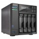 Мрежов сторидж Asustor Lockerstor AS6704T,4 Bay NAS, Intel Jasper Lake Quad-Core 2.0GHz, 4GB RAM DDR4, 2.5GbE x 2, M.2 SSD Slotsx4 (Diskless), USB 3.2 Gen 2x2, Toolless installation, with hot-swappable tray, hardware encryption, MyArchive, EZ connect, EZ
