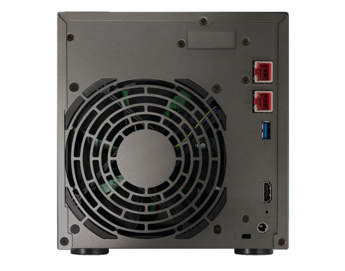 Мрежов сторидж Asustor Lockerstor AS6704T,4 Bay NAS, Intel Jasper Lake Quad-Core 2.0GHz, 4GB RAM DDR4, 2.5GbE x 2, M.2 SSD Slotsx4 (Diskless), USB 3.2 Gen 2x2, Toolless installation, with hot-swappable tray, hardware encryption, MyArchive, EZ connect, EZ