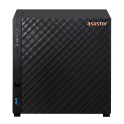 Мрежов сторидж Asustor AS1104T 4 bay NAS, Realtek RTD1296, Quad-Core, 1.4GHz, 1GB DDR4 (not expandable), 2.5GbE x1, USB3.2 Gen1 x2, WOW (Wake on WAN), System Sleep Mode, hardware encryption, EZ connect, EZ Sync - Офис