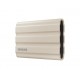 Твърд диск Samsung Portable NVME SSD T7 Shield 1TB , USB 3.2 Gen2, Rugged, IP65, Read 1050 MB/s Write 1000 MB/s, Beige
