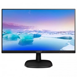 Монитор Philips 273V7QJAB/00, 27" IPS WLED, 1920x1080@75Hz, 4ms GTG, 250cd/m2, 1000:1, DCR 10M:1, FlickerFree, Low Blue Mode, 2Wx2, Tilt, D-SUB, HDMI, DP - Монитори