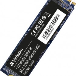 Твърд диск Verbatim Vi560 S3 M.2 SSD 1TB - Офис техника