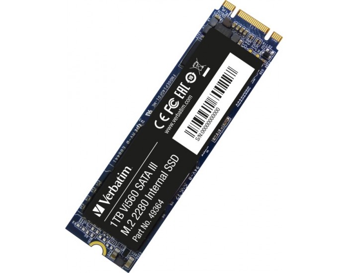 Твърд диск Verbatim Vi560 S3 M.2 SSD 1TB Твърд диск Verbatim Vi560 S3 M.2 SSD 1TB