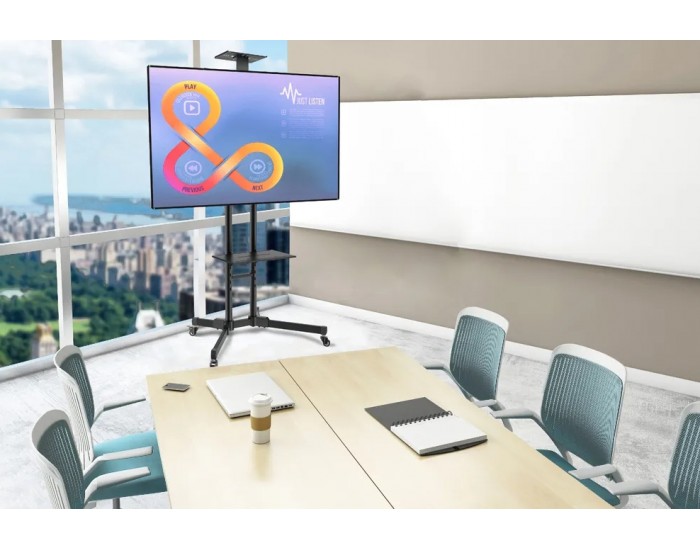 Стойка Neomounts by NewStar Mobile Flat Screen Floor Stand (height: 155-170 cm) Стойка Neomounts by NewStar Mobile Flat Screen Floor Stand (height: 155-170 cm)