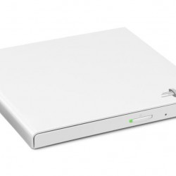 Оптично устройство Hitachi-LG GP57EW40 Ultra Slim External DVD-RW, Super Multi, Double Layer, TV connectivity, White - Офис