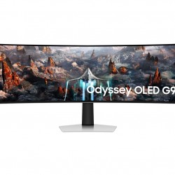 SAMSUNG Odyssey G9 49inch Curved OLED DQHD 240Hz 0.1ms 1800R 250cd/m2 USB-C Cable DisplayPort HDMI White - Офис техника