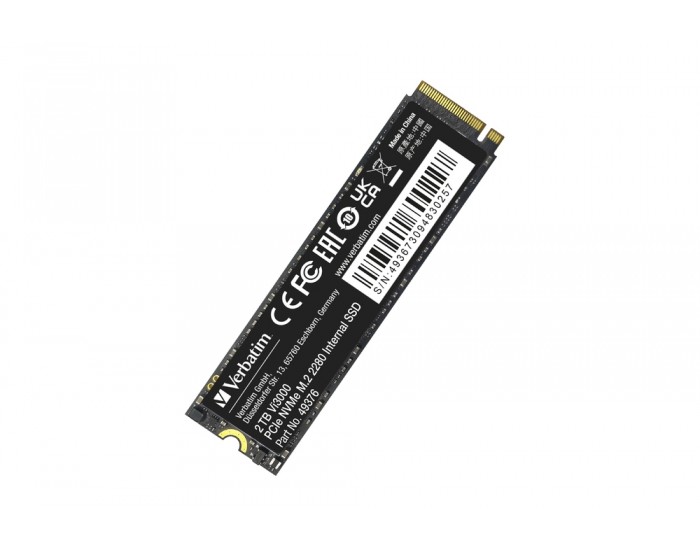 Твърд диск Verbatim Vi3000 Internal PCIe NVMe M.2 SSD 2TB Твърд диск Verbatim Vi3000 Internal PCIe NVMe M.2 SSD 2TB