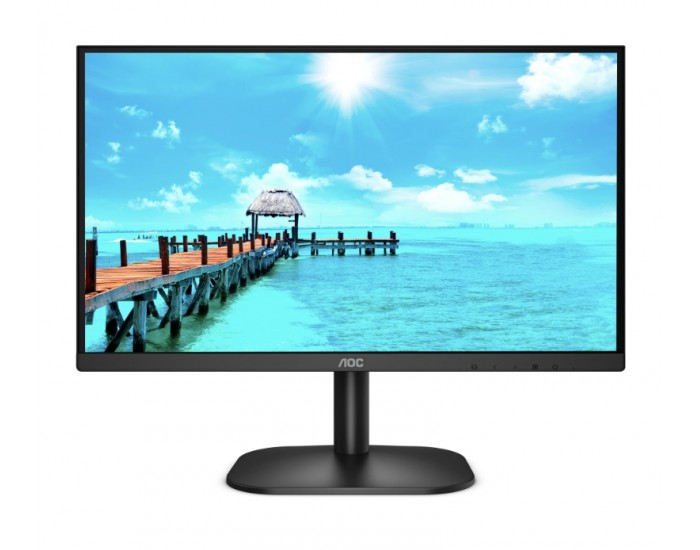 Монитор AOC 22B2H/EU, 21.5" VA WLED, 1920x1080@75Hz, 4ms GtG, 250cd m/2, 3000:1, DCR 20M:1, FlickerFree, Low Blue Light, Tilt, D-SUB, HDMI