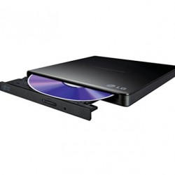 Оптично устройство Hitachi-LG GP57EB40 Ultra Slim External DVD-RW, Super Multi, Double Layer, TV connectivity, Black - Офис