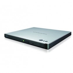 Оптично устройство Hitachi-LG GP57ES40 Ultra Slim External DVD-RW, Super Multi, Double Layer, TV connectivity, Silver - Офис
