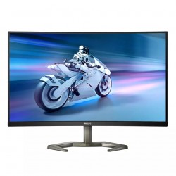 Монитор Philips 32M1C5200W, 31.5", Curved 1500R, VA, WLED, 1920x1080@240Hz, 1ms GtG, 0.5ms MPRT, 300cd m/2, 3000:1, Mega Infinity DCR, Adaptive Sync, FlickerFree, Low Blue Mode, Tilt, Height Adjust, Swivel, 2xHDMI, DP - Офис
