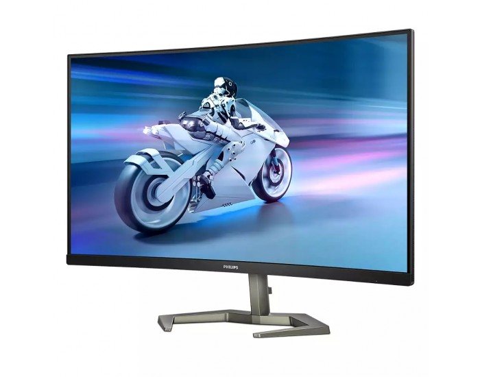 Монитор Philips 32M1C5200W, 31.5", Curved 1500R, VA, WLED, 1920x1080@240Hz, 1ms GtG, 0.5ms MPRT, 300cd m/2, 3000:1, Mega Infinity DCR, Adaptive Sync, FlickerFree, Low Blue Mode, Tilt, Height Adjust, Swivel, 2xHDMI, DP