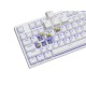 Клавиатура Genesis Gaming Keyboard Thor 404 TKL White RGB Backlight US Layout Yellow Switch Клавиатура Genesis Gaming Keyboard Thor 404 TKL White RGB Backlight US Layout Yellow Switch