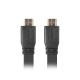 Кабел Lanberg HDMI M/M V2.0 cable 3m, 4K flat, black