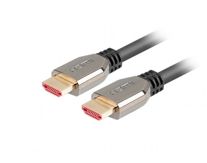 Кабел Lanberg HDMI M/M V2.1 8K 60Hz cable 0.5m, black