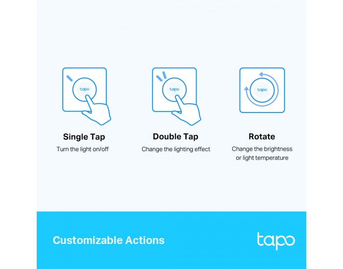 Превключвател TP-Link Tapo S200D интелигентен дистанционен