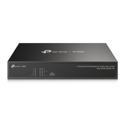 NVR TP-Link VIGI NVR1004H-4P PoE+ 4-канален - Офис техника