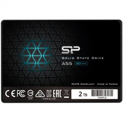 SILICON POWER A55 2TB SSD, 2.5" SATA III, Read/Write: 560 / 530 MB/s - Хард дискове, Карти памет, CD и DVD дискове
