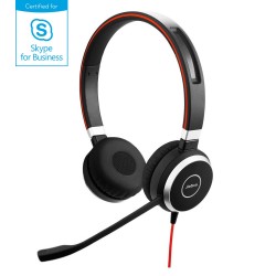 Слушалки Jabra EVOLVE 40 6399-823-109 стерео MS USB & 3.5мм жак черни - Офис техника